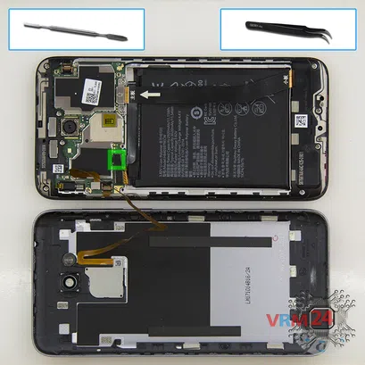 How to disassemble Huawei Honor 6A, Step 5/1