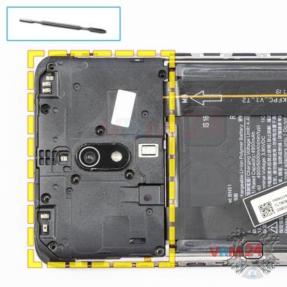 How to disassemble Xiaomi Redmi 8A, Step 4/1