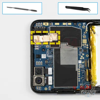 How to disassemble Yandex.Phone, Step 12/1