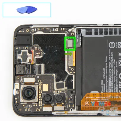 How to disassemble Xiaomi RedMi Note 12S, Step 10/1