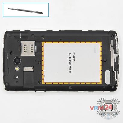 How to disassemble LG L80 D380, Step 2/1