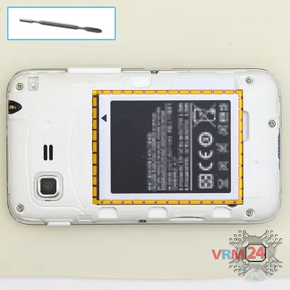 How to disassemble Samsung Star 3 Duos GT-S5222, Step 2/1