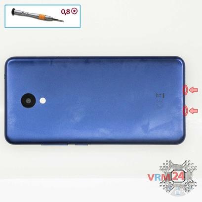 How to disassemble Meizu M5c M710H, Step 2/1