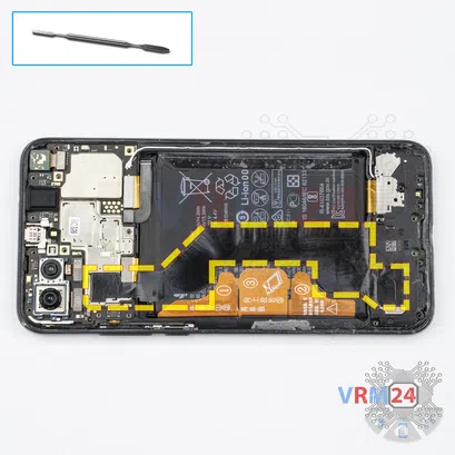 How to disassemble Huawei Honor View 20, Step 12/1