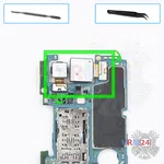 How to disassemble Samsung Galaxy A22 SM-A225, Step 15/1