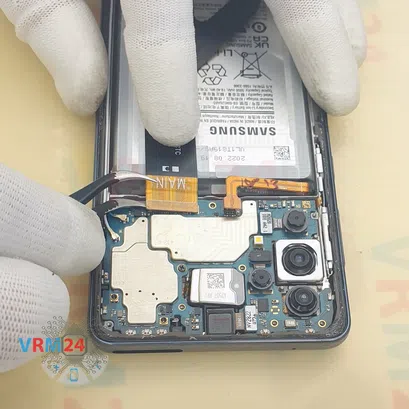 Como desmontar Samsung Galaxy A73 SM-A736 por si mesmo, Passo 9/4