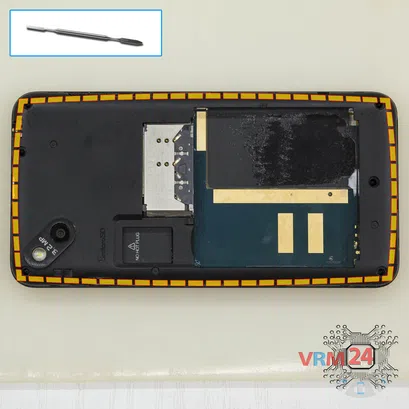 How to disassemble Micromax Bolt D303, Step 5/1