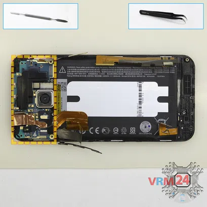 How to disassemble HTC One M9, Step 16/1