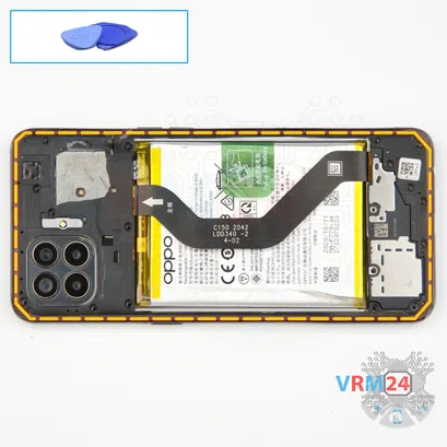 How to disassemble Oppo Reno4 Lite, Step 7/1