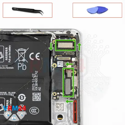 How to disassemble Oppo Find X7 Ultra, Step 14/1
