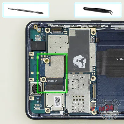 Как разобрать Nokia 8 TA-1004, Шаг 15/1