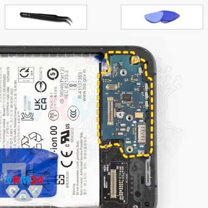 How to disassemble Samsung Galaxy S24+ SM-S921, Step 11/1
