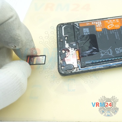 How to disassemble Honor 50 NTH-NX9, Step 2/4