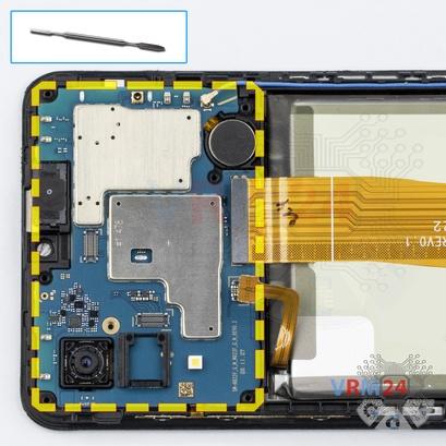 Cómo desmontar Samsung Galaxy A02 SM-A022, Paso 14/1