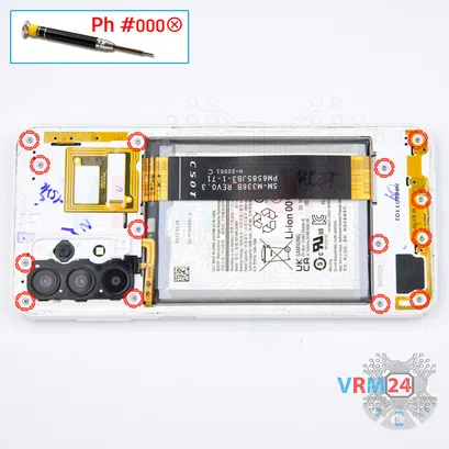 How to disassemble Samsung Galaxy A23 SM-A235, Step 4/1