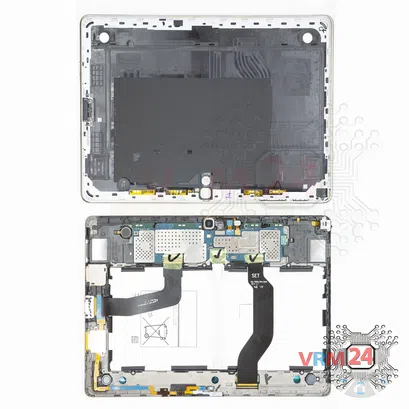 Cómo desmontar Samsung Galaxy Tab S 10.5'' SM-T805, Paso 1/2