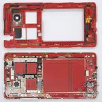 How to disassemble HTC Desire 600, Step 4/2