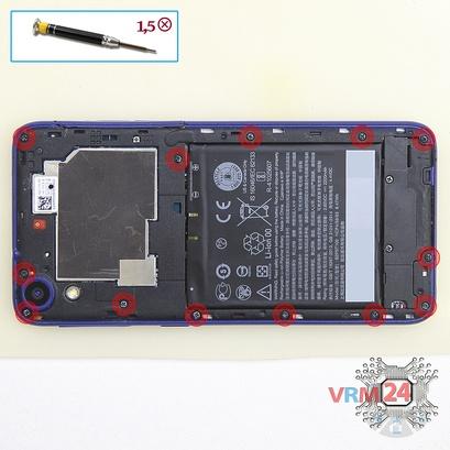 How to disassemble HTC Desire 628, Step 2/1