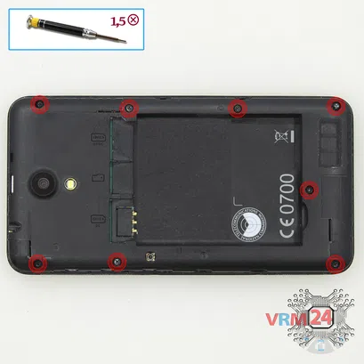 How to disassemble Lenovo A319 RocStar, Step 3/1