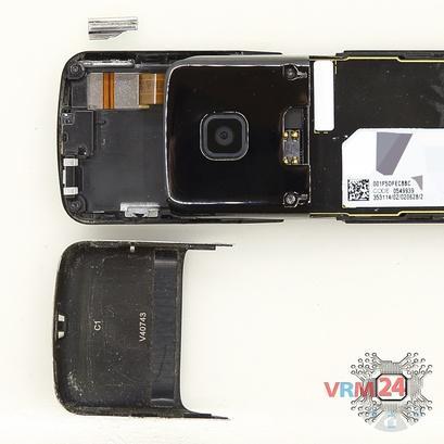 How to disassemble Nokia 8600 LUNA RM-164, Step 5/2