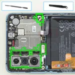 Como desmontar Huawei P30 por si mesmo, Passo 16/1