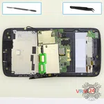 How to disassemble HTC Desire 326G, Step 10/1