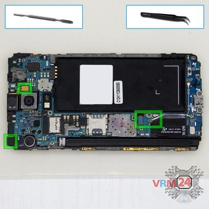 How to disassemble Samsung Galaxy Note 4 SM-N910, Step 9/1