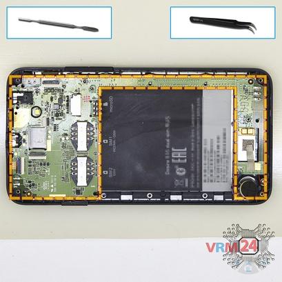 How to disassemble HTC Desire 516, Step 8/1