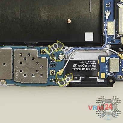 How to disassemble Samsung Galaxy S5 SM-G900, Step 11/2