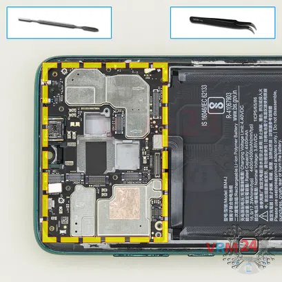 Como desmontar Xiaomi Redmi Note 8 Pro por si mesmo, Passo 19/1