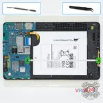 Как разобрать Samsung Galaxy Tab E 9.6'' SM-T560, Шаг 3/2