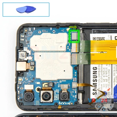 Como desmontar Samsung Galaxy A14 SM-A145 por si mesmo, Passo 6/1