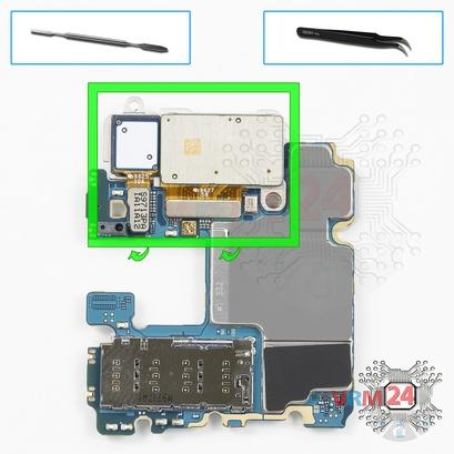 How to disassemble Samsung Galaxy Note 10 SM-N970, Step 14/1
