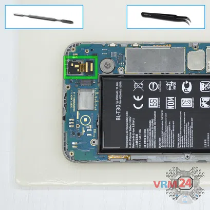 How to disassemble LG X Power 2 M320, Step 7/1