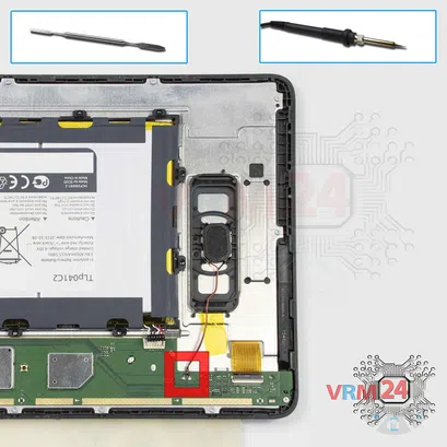 Cómo desmontar Alcatel OT Pixi 3 9010X, Paso 6/1