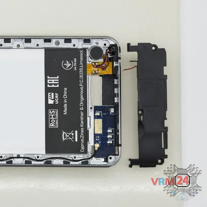 How to disassemble Prestigio Muze X5, Step 6/2