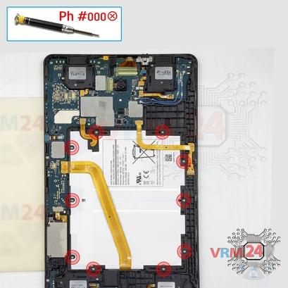 How to disassemble Samsung Galaxy Tab A 10.5'' SM-T590, Step 6/1