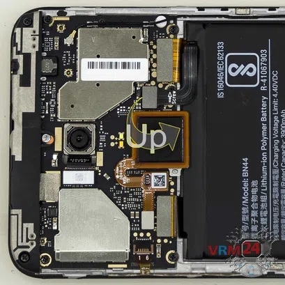 How to disassemble Xiaomi RedMi 5 Plus, Step 3/2