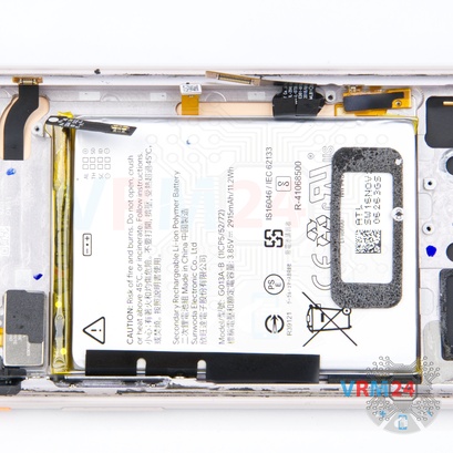 How to disassemble Google Pixel 3, Step 24/2