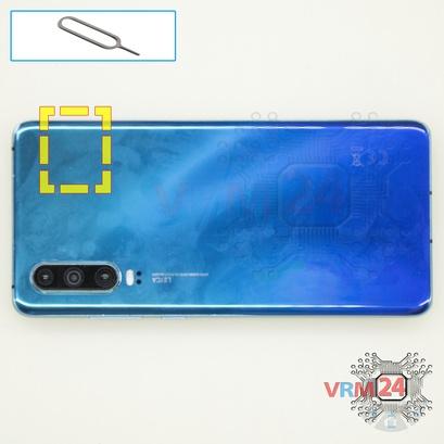 How to disassemble Huawei P30, Step 1/1