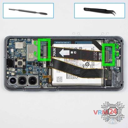 Cómo desmontar Samsung Galaxy S20 SM-G981, Paso 10/1