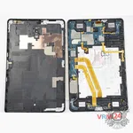 How to disassemble Samsung Galaxy Tab A 10.5'' SM-T595, Step 2/2
