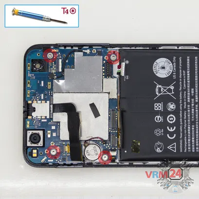 Cómo desmontar HTC One X9, Paso 12/1