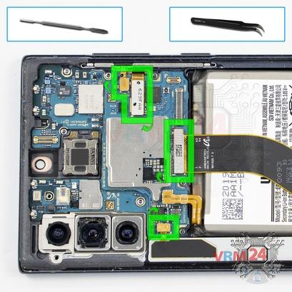 How to disassemble Samsung Galaxy Note 10 SM-N970, Step 12/1