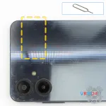 How to disassemble Samsung Galaxy A06 SM-A065, Step 2/1