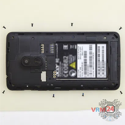 Como desmontar Acer Liquid Z200 por si mesmo, Passo 3/2