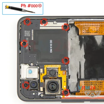 How to disassemble Xiaomi Redmi Note 11 Pro+, Step 4/1