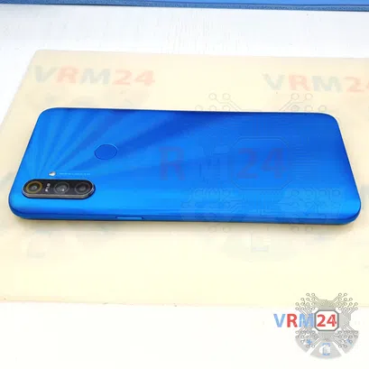 Как разобрать Realme C3, Шаг 1/2