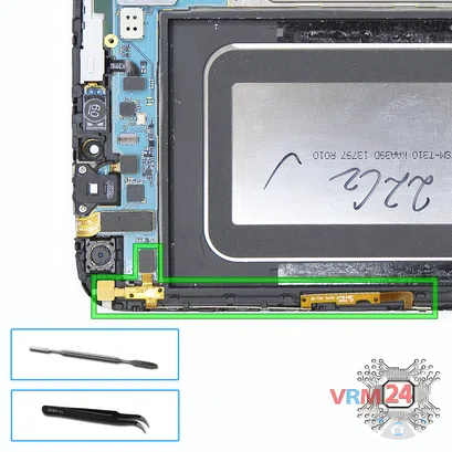 How to disassemble Samsung Galaxy Tab 3 8.0'' SM-T311, Step 6/1