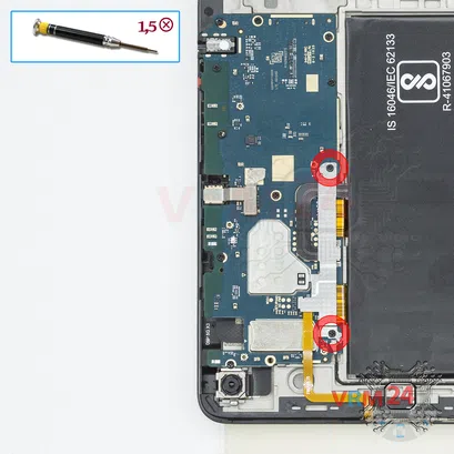 How to disassemble Xiaomi MiPad 4 Plus, Step 4/1